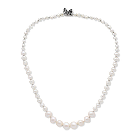 Butterfly Freshwater Pearl Graduated Necklace