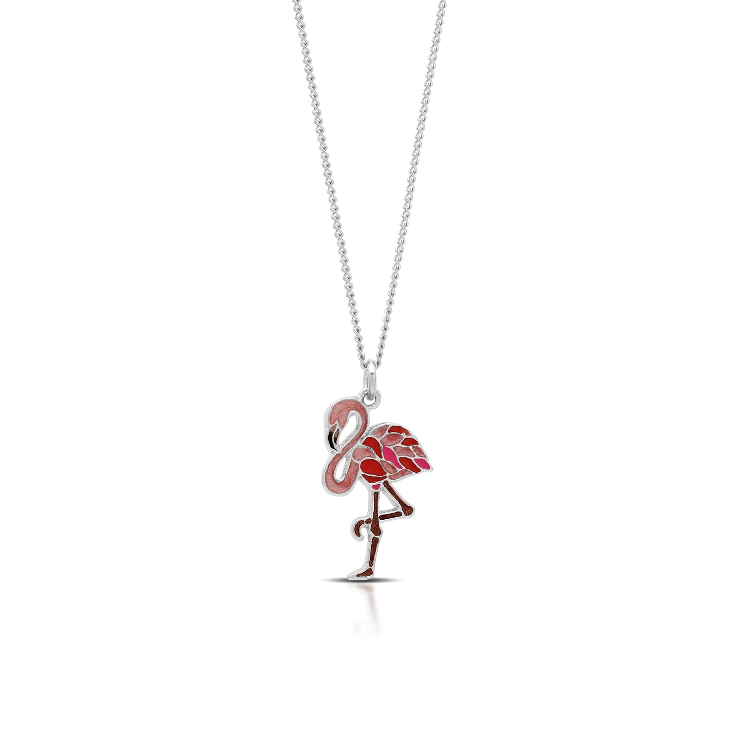 Flamingo Painted Necklace