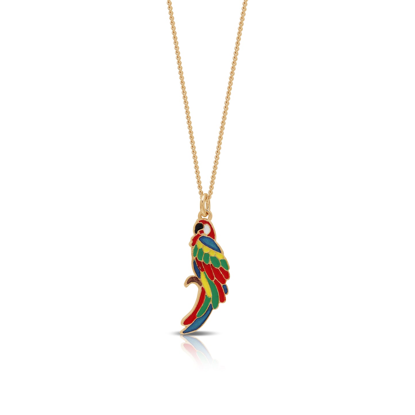 Parrot Painted Necklace