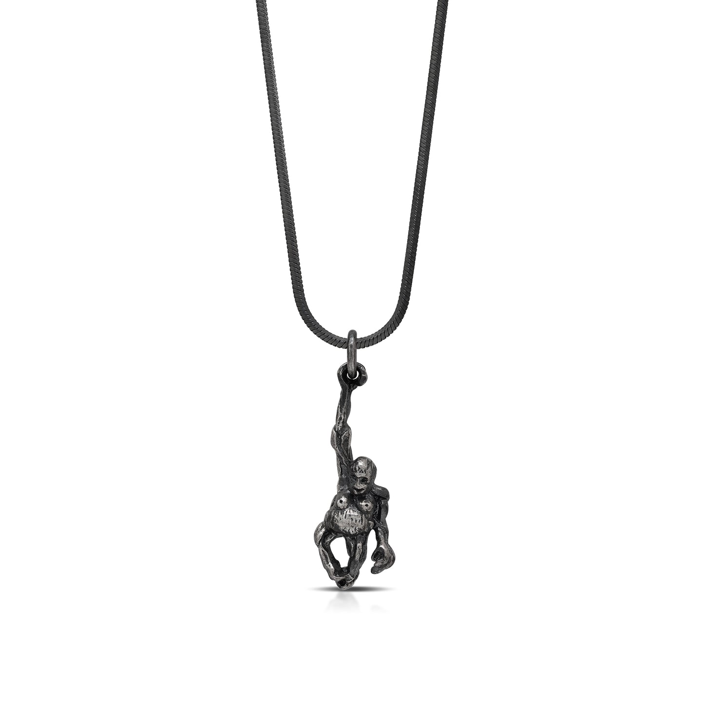 Orangutan Origami with Snake Chain Necklace