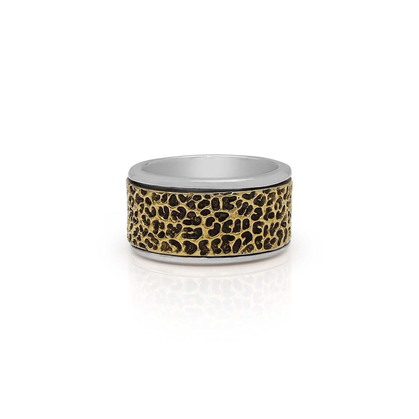 Leopard Spin Ring - M