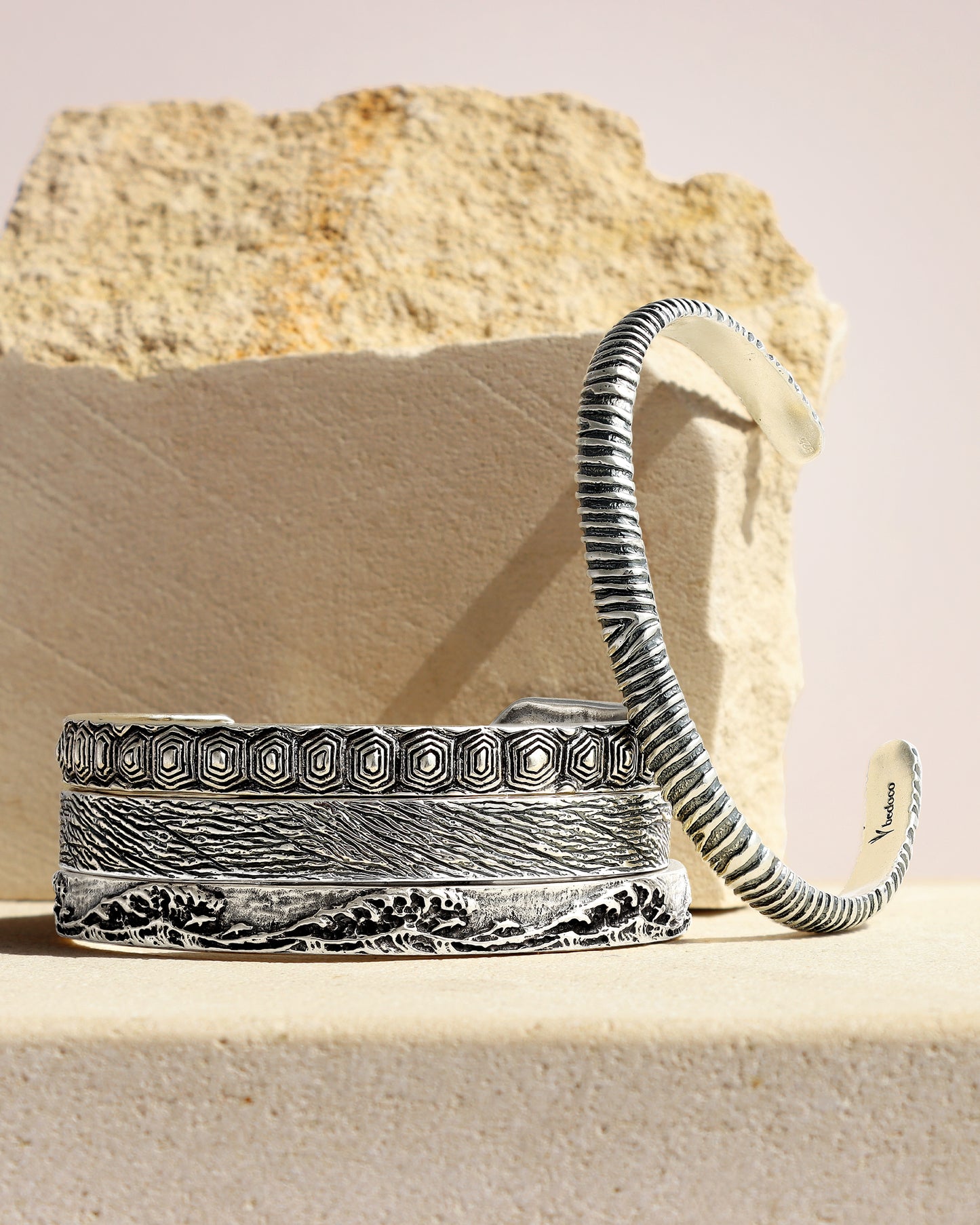 Try To Be Turtle Cuff Bracelet - Sterling Silver